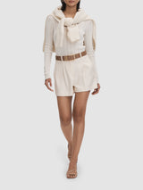 Millie Front Pleat Tailored Shorts