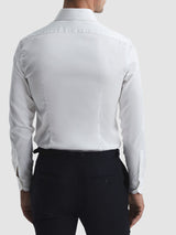 Frontier Cotton Satin Stretch Slim Fit Shirt
