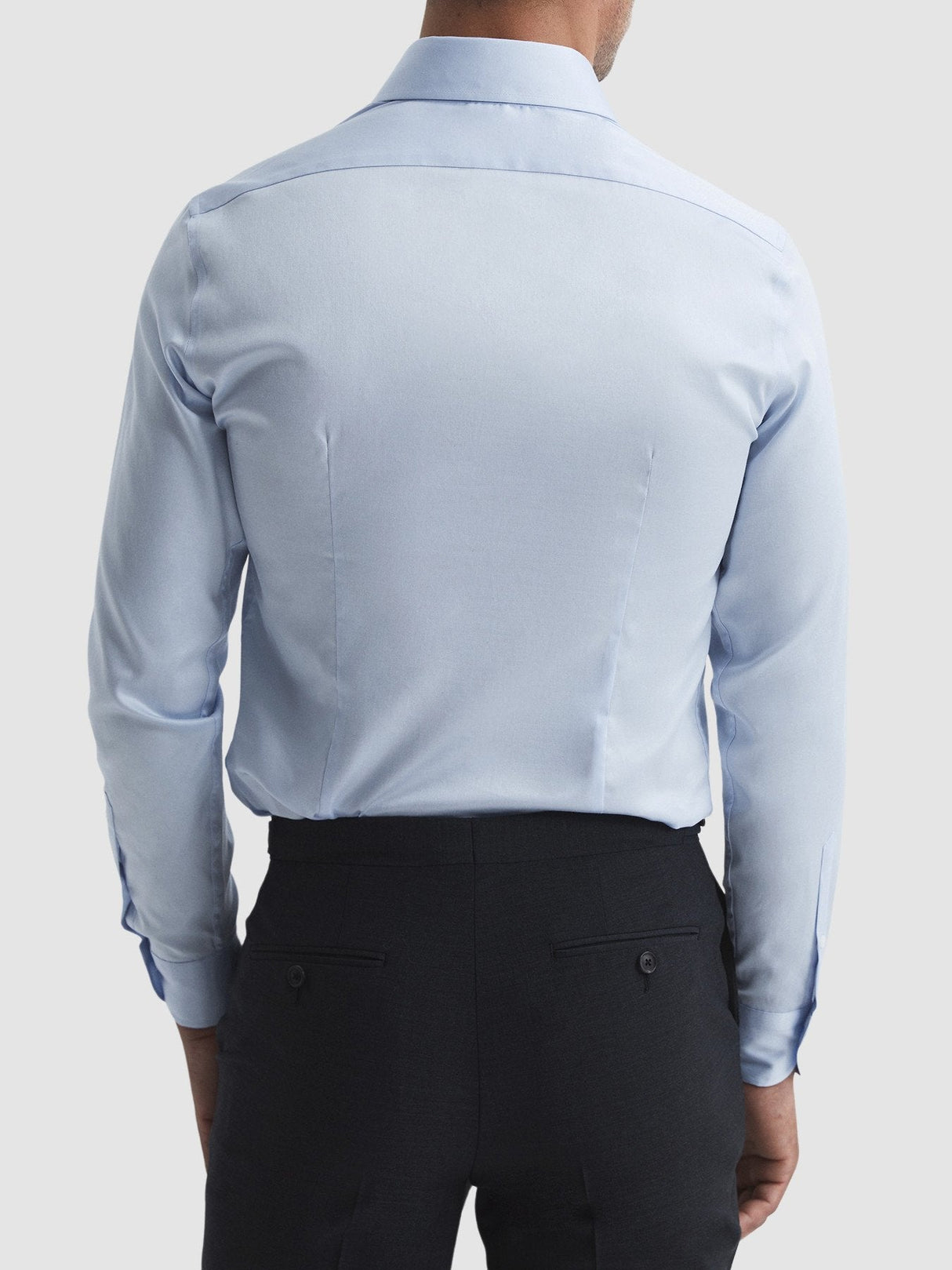 Frontier Cotton Satin Stretch Slim Fit Shirt