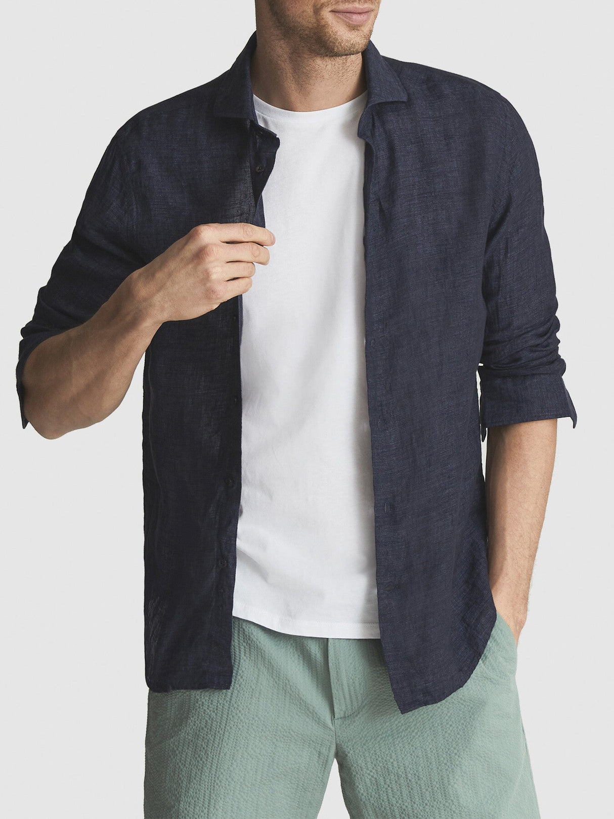 Ruban Linen Long Sleeve Shirt