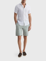 Holiday Slim Fit Linen Shirt