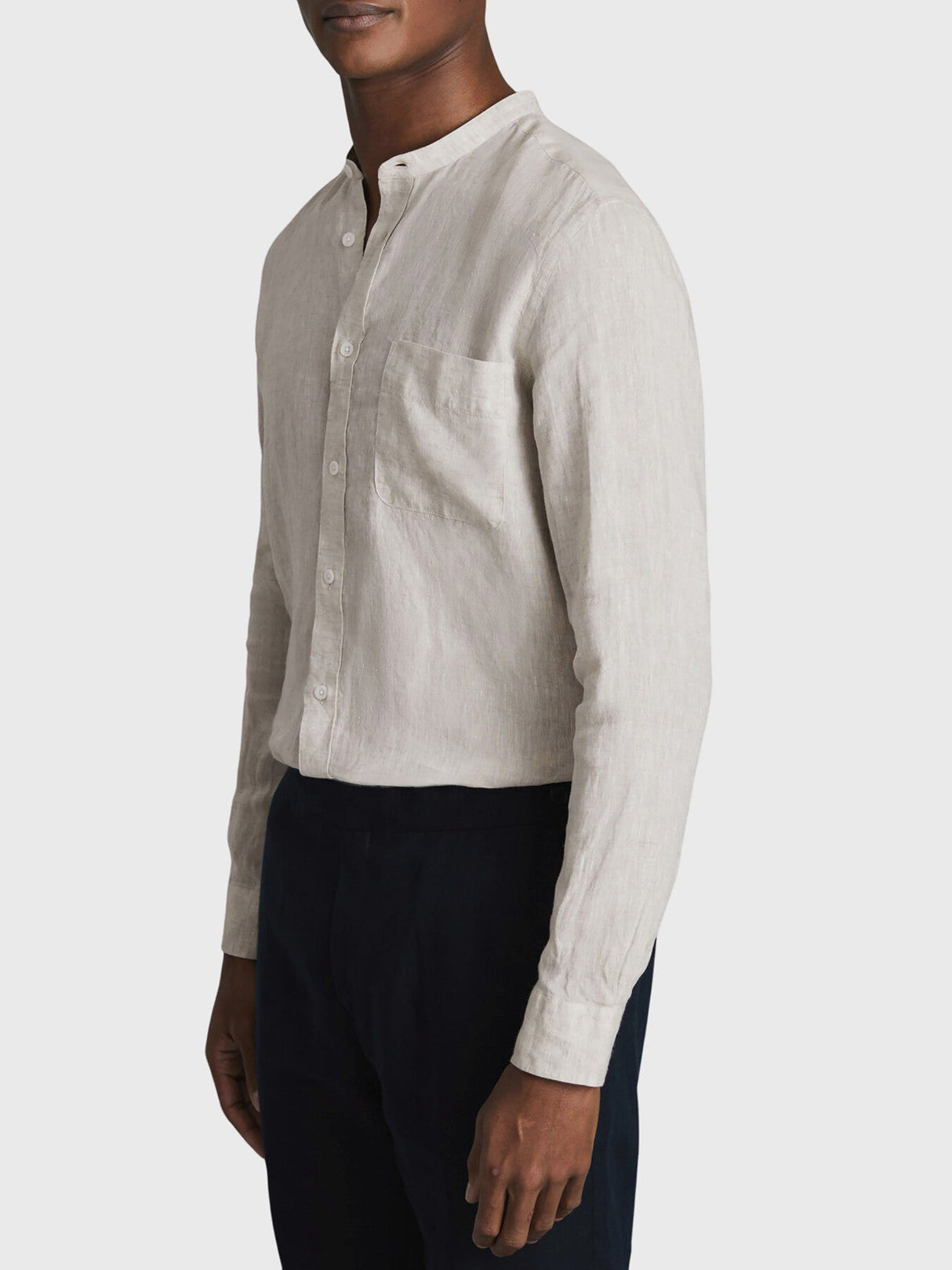 Ocean Linen Grandad Collar Shirt