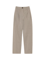 Taupe Bethany Barrel Leg Trouser