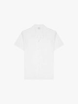 Caspa Mercerised Jersey Cuban Collar Shirt