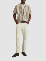 Archer Jacquard Aztec Cuban Collar Shirt