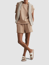 Joanna Modal Blend Drawstring Co-Ord Sweat Shorts