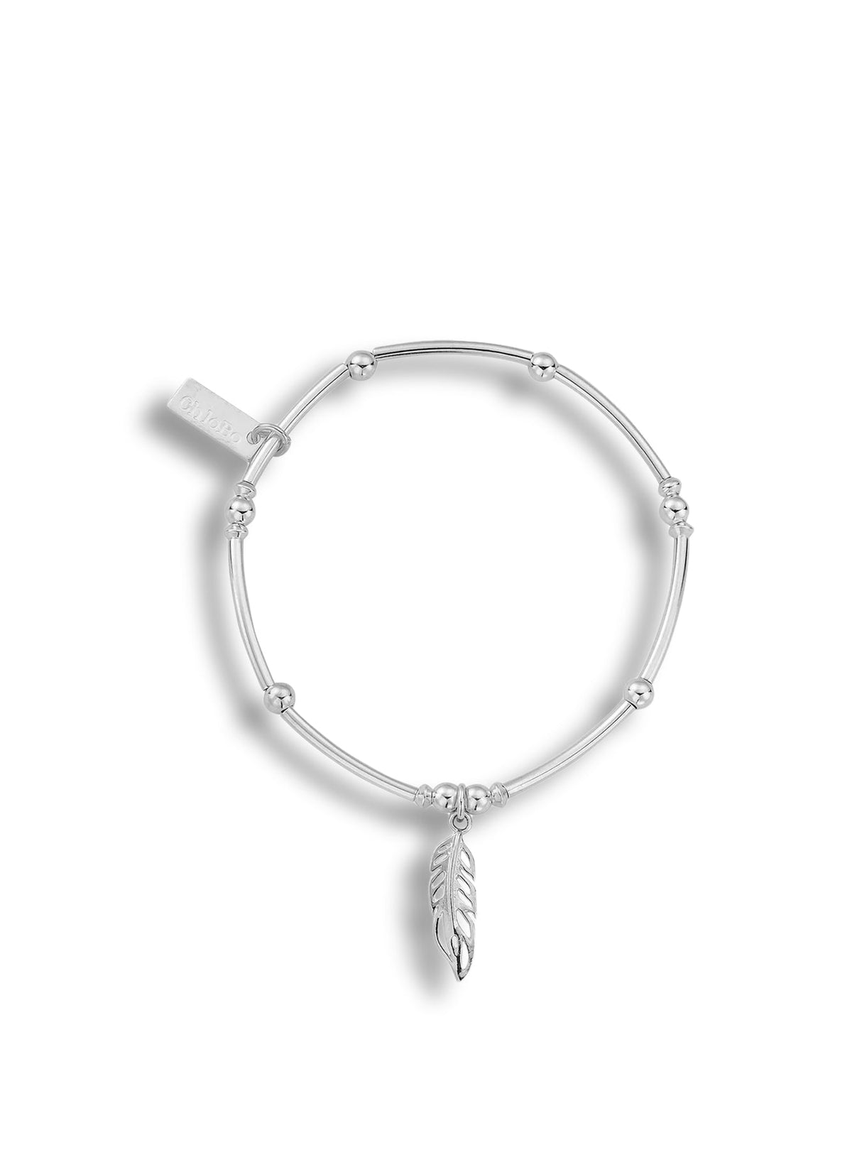Mini Noodle Ball Feather Bracelet