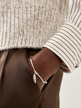 Mini Noodle Ball Feather Bracelet