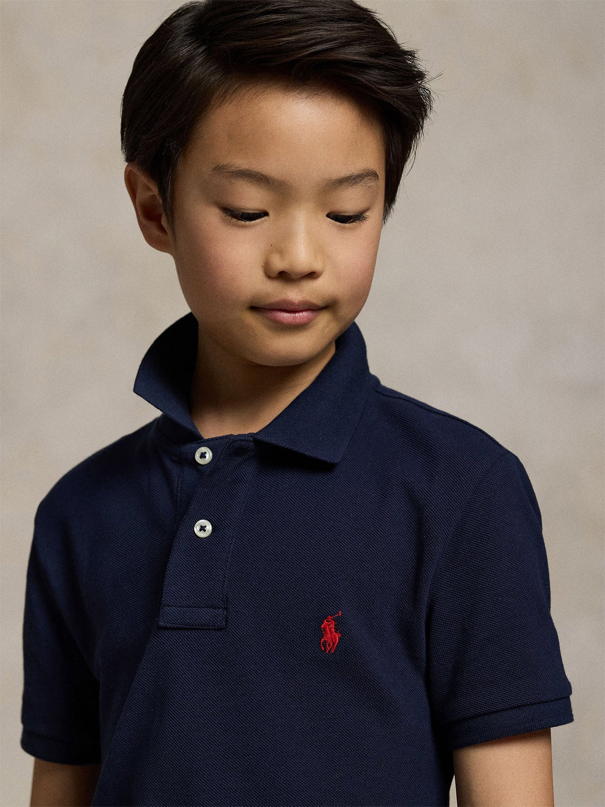 Kids Short Sleeve Cotton Polo Shirt