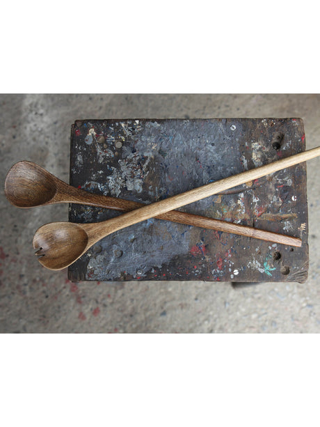 Mango Wood Salad Servers