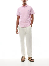 Seersucker Stripe Short Sleeves Shirt