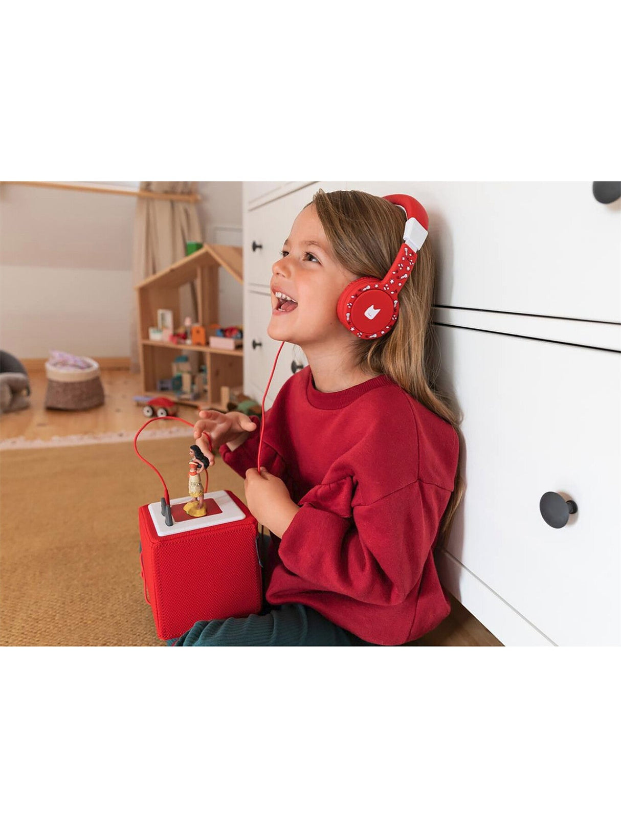 Foldable Headphones - Red