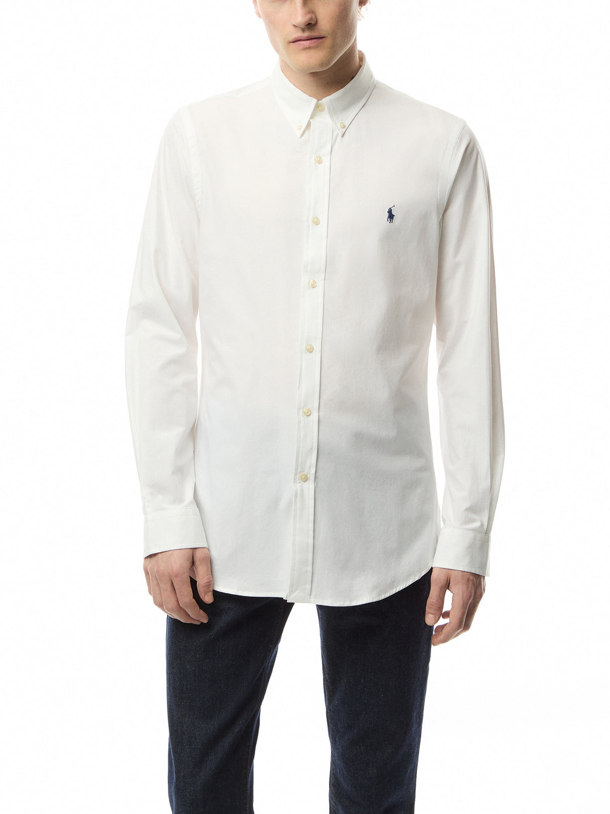 Slim Fit Stretch Poplin Shirt