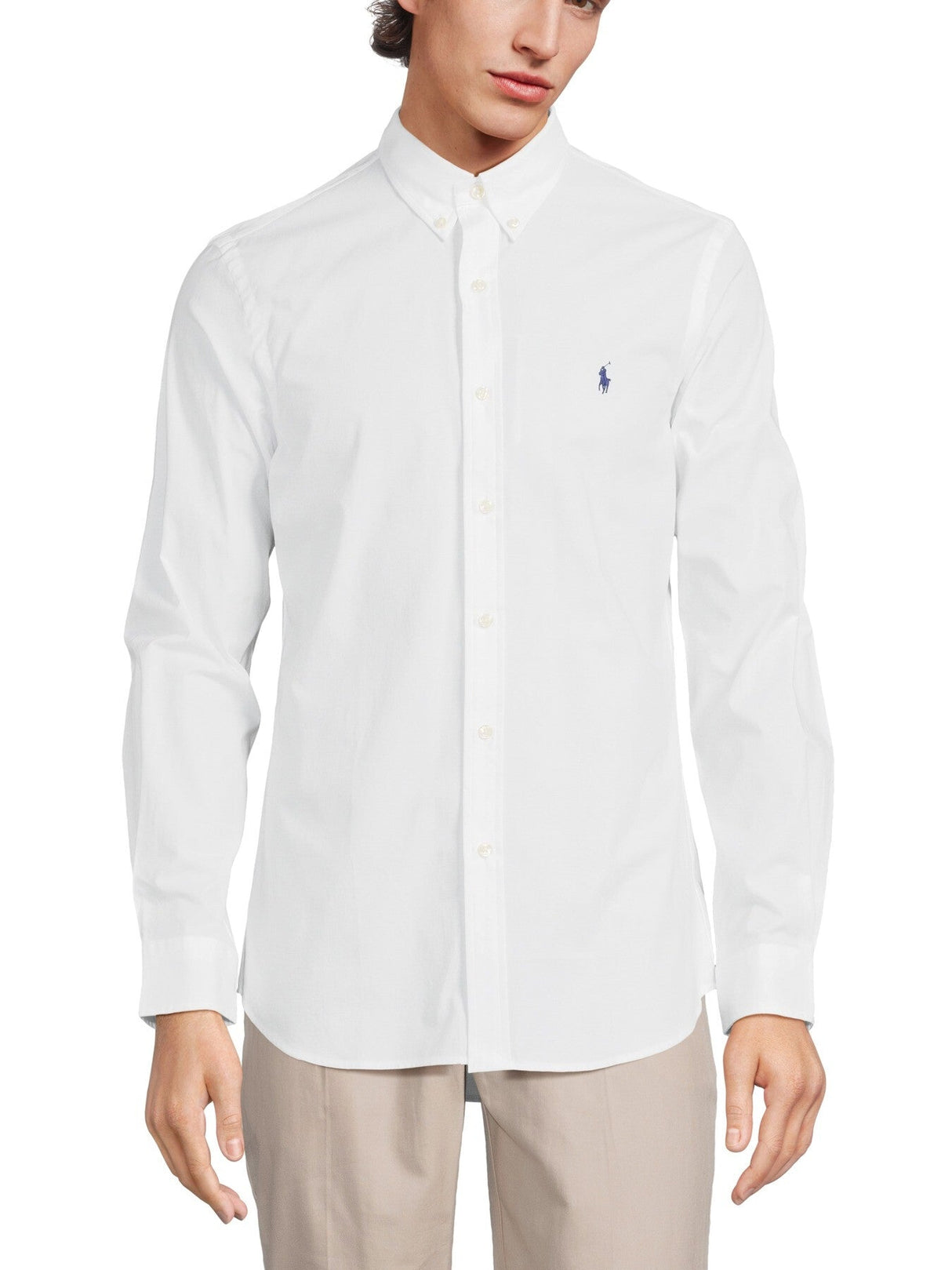 Slim Fit Stretch Poplin Shirt