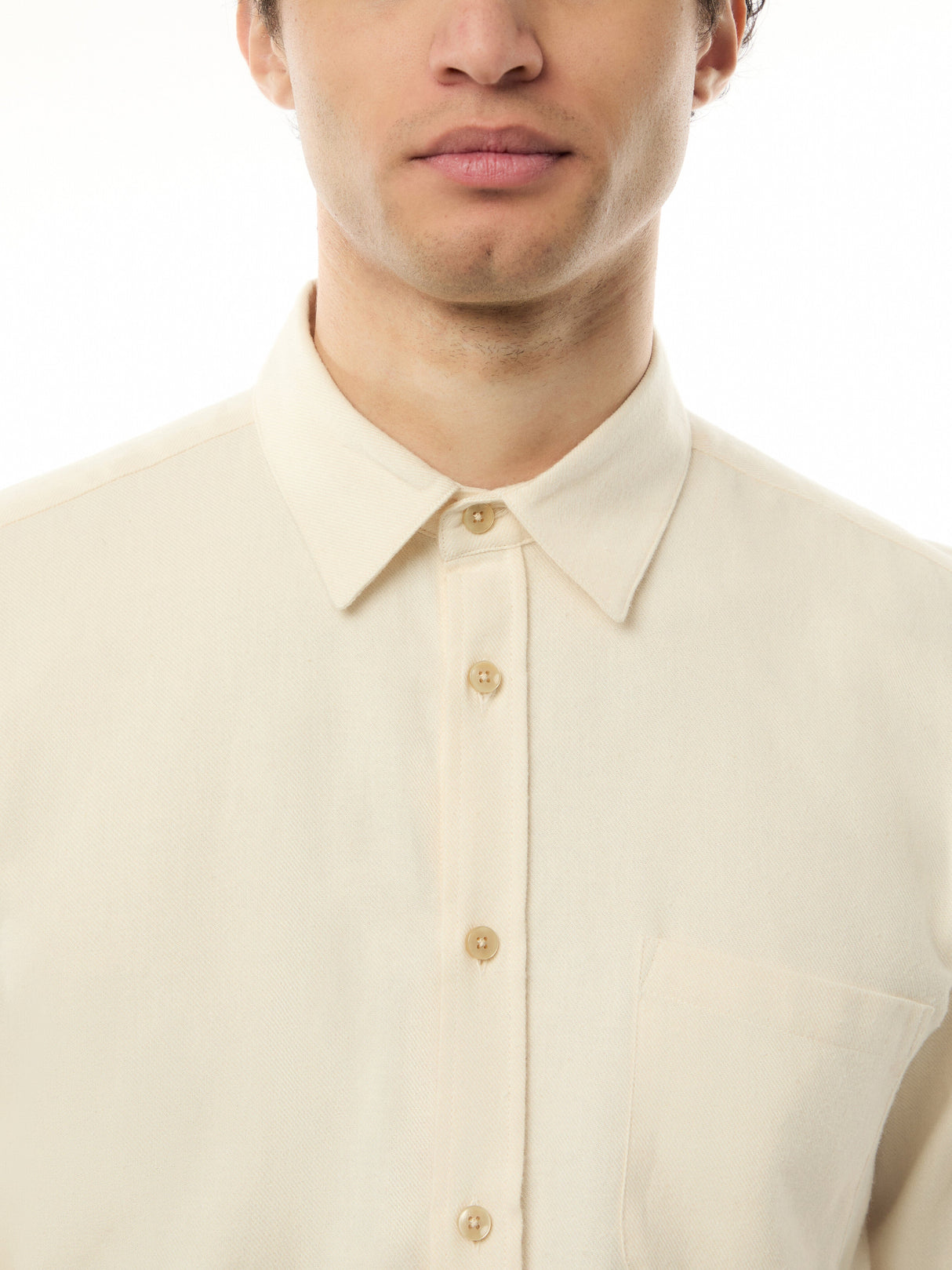 Teca Plain Flannel Shirt
