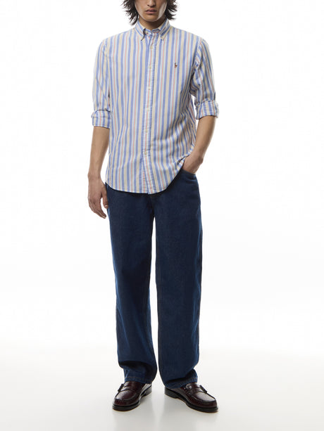 Custom Fit Striped Oxford Shirt