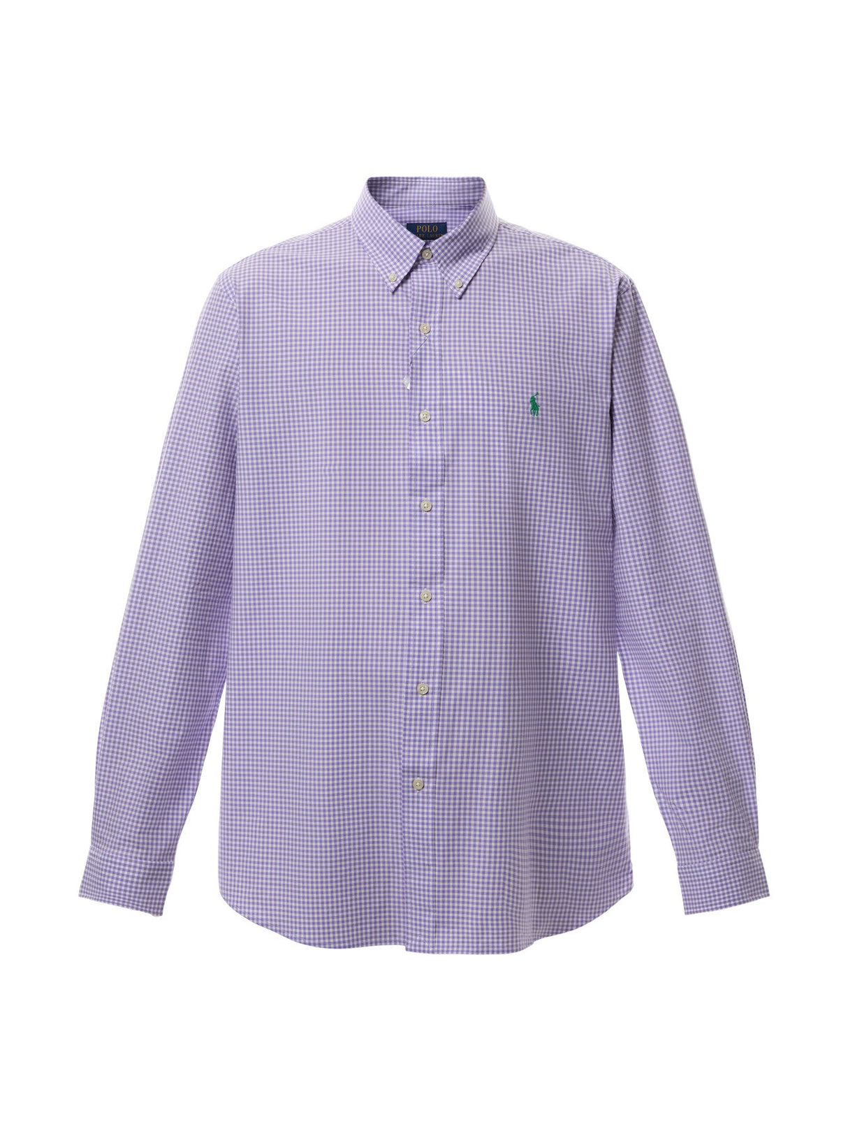 Custom Fit Gingham Stretch Poplin Shirt