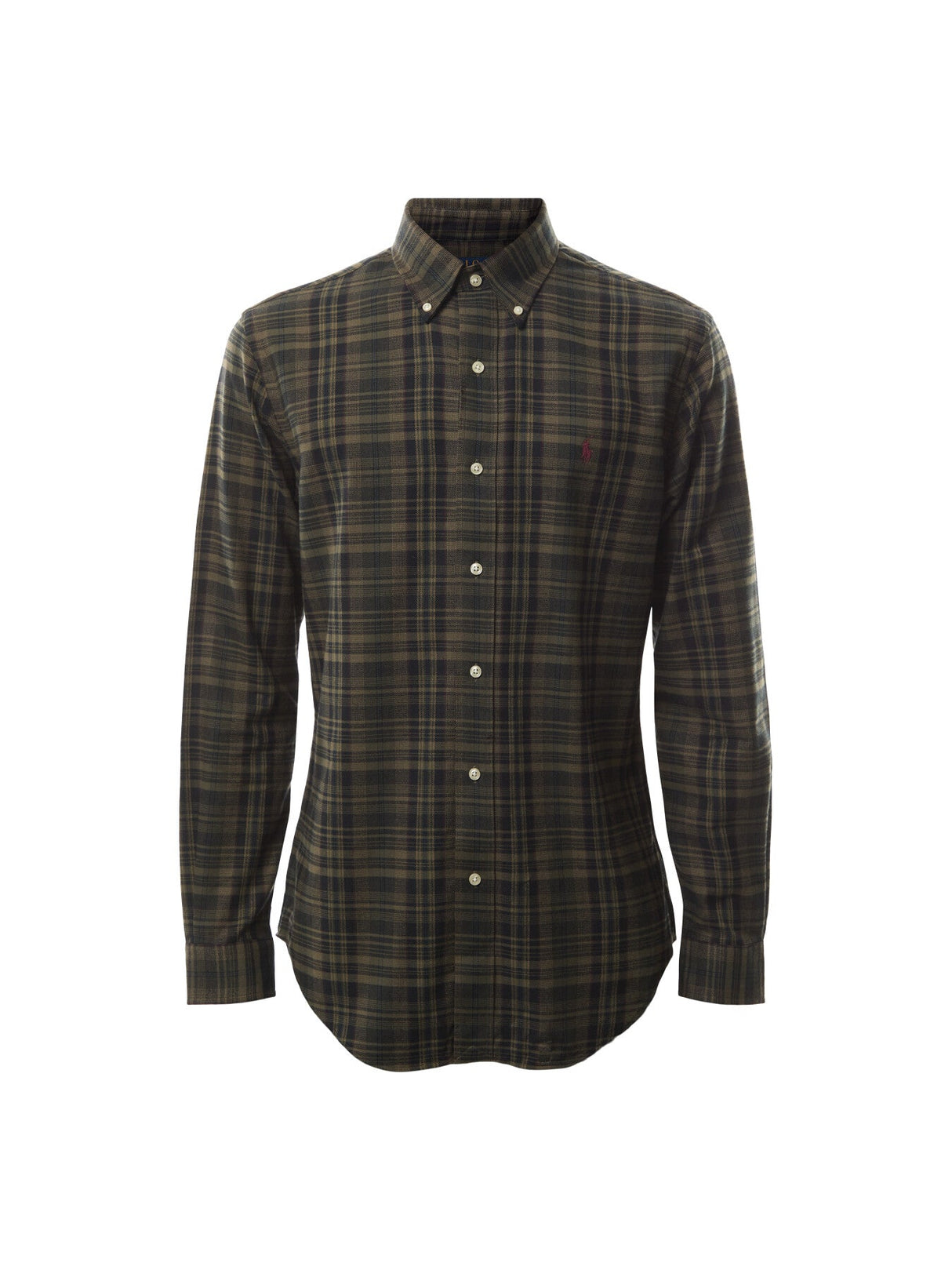 Custom Fit Plaid Performance Twill Shirt