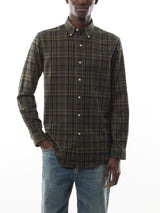 Custom Fit Plaid Performance Twill Shirt