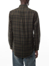 Custom Fit Plaid Performance Twill Shirt
