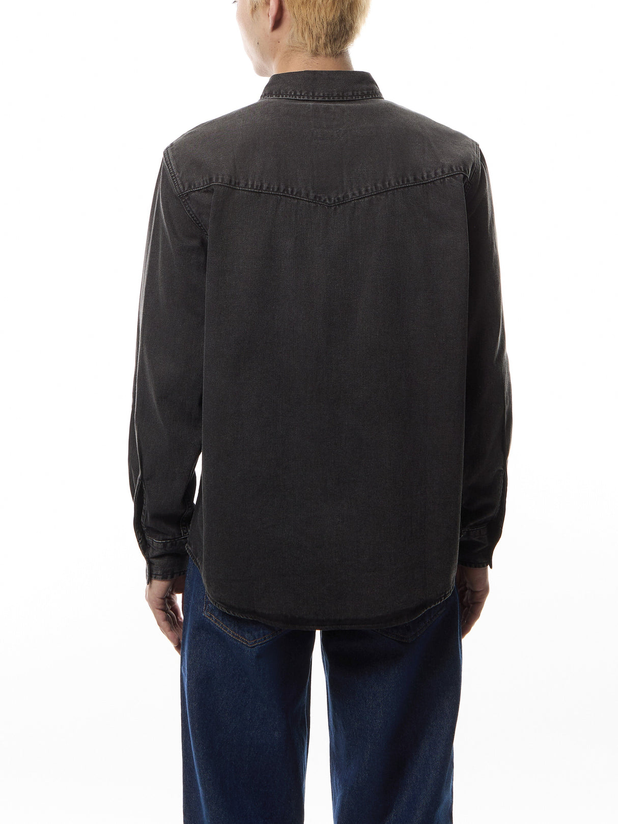 Relaxed Fit Western Denim Shirt