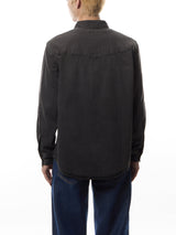 Relaxed Fit Western Denim Shirt