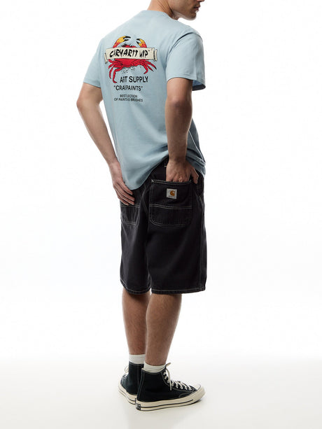 Simple Short Cotton Black