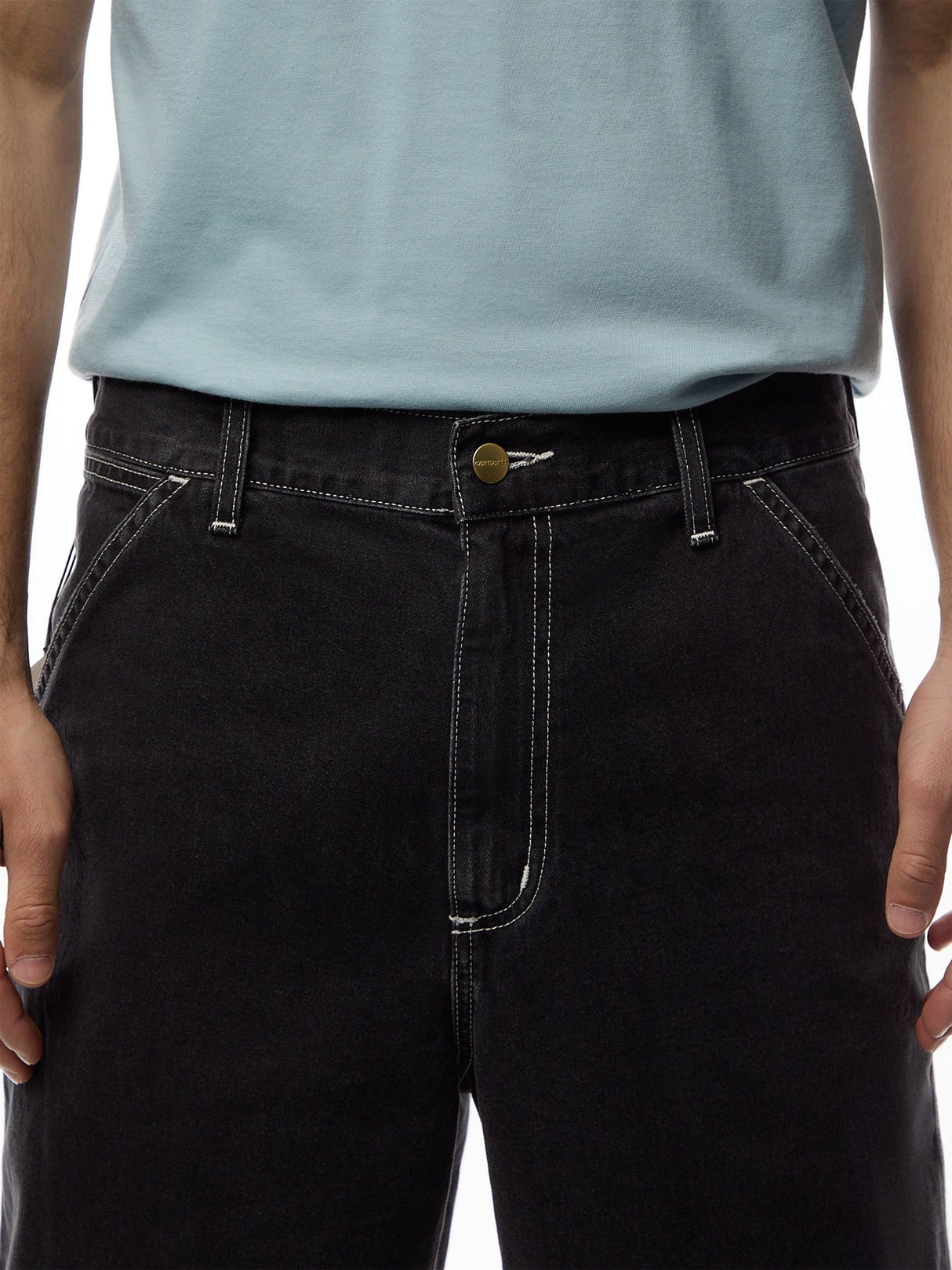 Simple Short Cotton Black