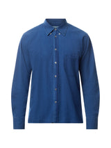 Lazy Day Shirt in Washed Indigo Seersucker