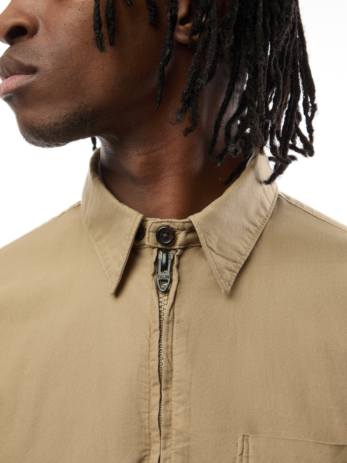 Oxford Zip Overshirt