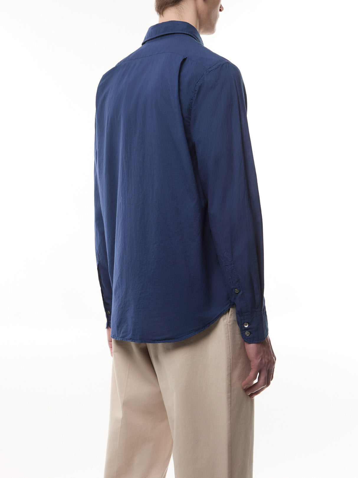 Summer Voile Paul Pat Men Woven Shirt