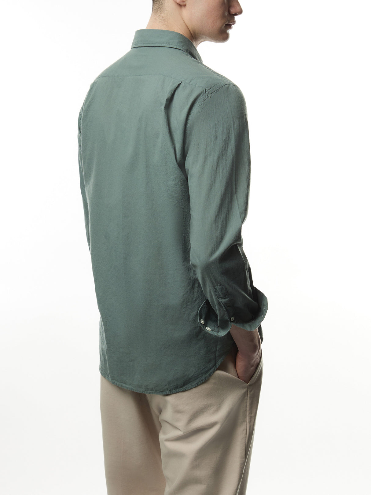 Summer Voile Paul Pat Men Woven Shirt