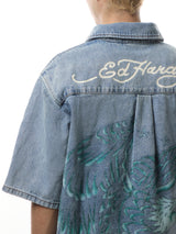 Eagle And Stars Relaxed Denim Shirt