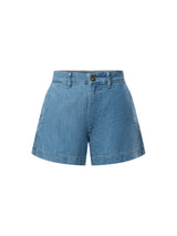 Woven Denim Shorts