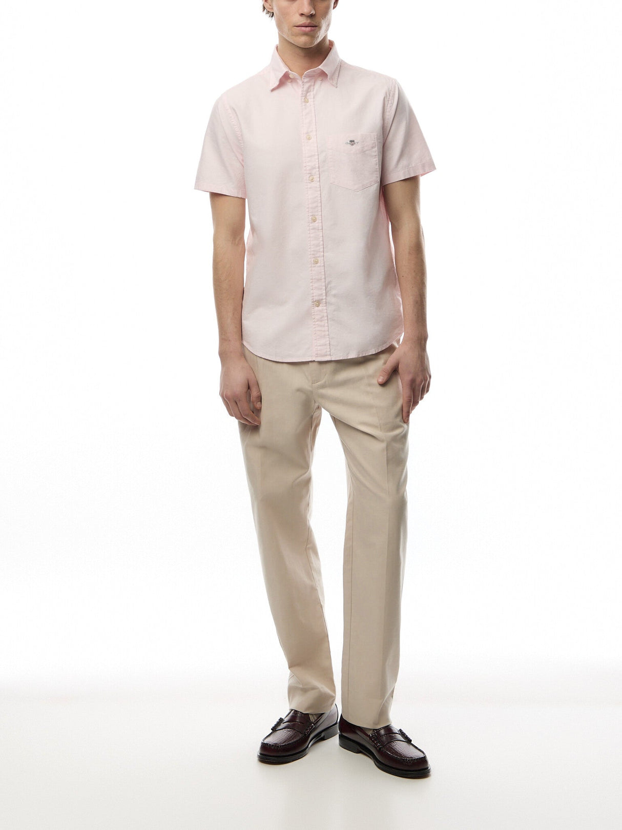 Regular Fit Classic Oxford Short Sleeve Shirt