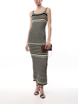 Tammy Crochet Knit Maxi Dress