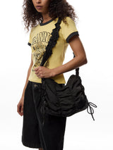 Ruched Tie Bag