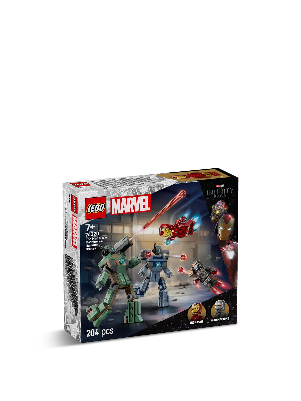 LEGO Marvel Iron Man & War Machine vs. Hammer Drones 76320