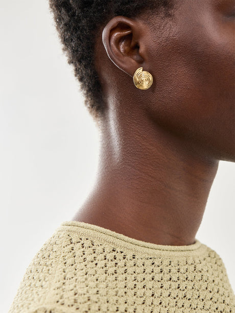 Spiral Small Stud Earrings
