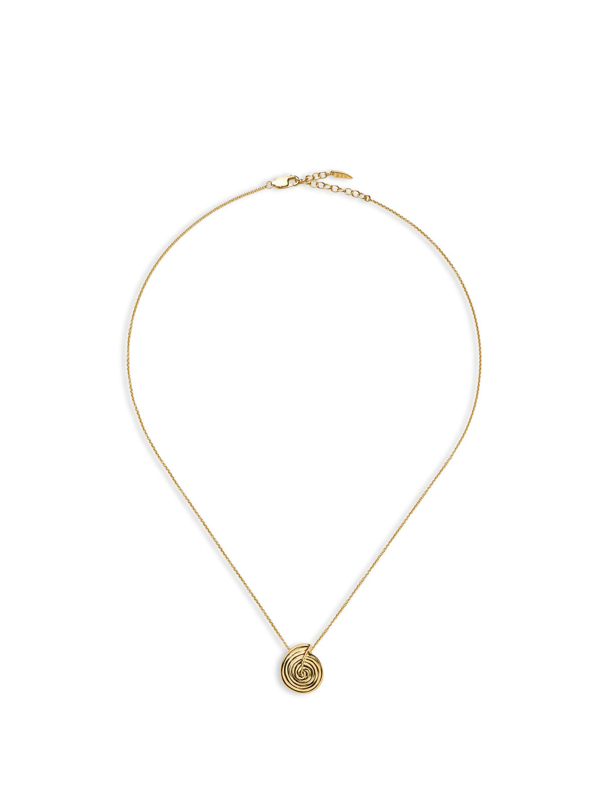 Spiral Mini Pendant Necklace
