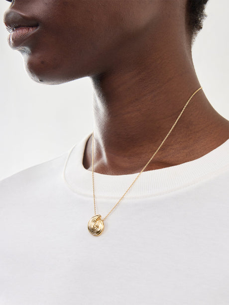 Spiral Mini Pendant Necklace