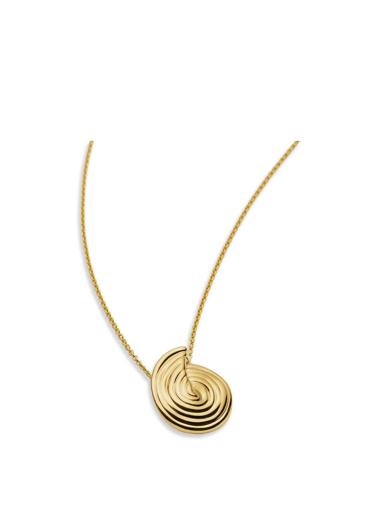 Spiral Mini Pendant Necklace