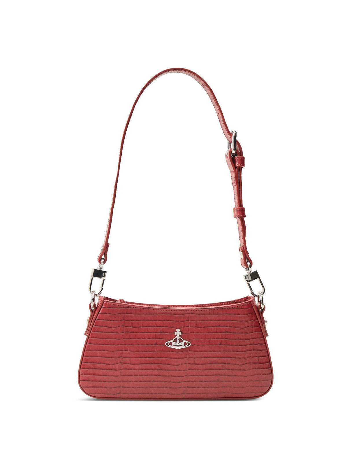Tasha Mini Croc Embossed Shoulder Phone Bag