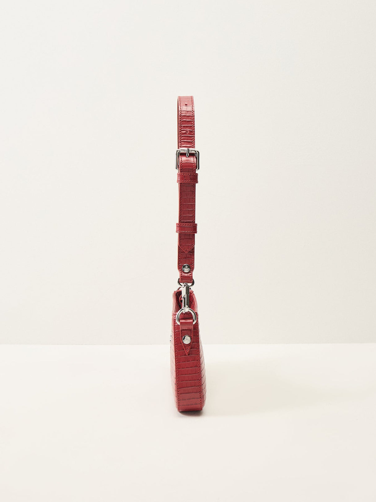 Tasha Mini Croc Embossed Shoulder Phone Bag
