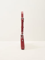 Tasha Mini Croc Embossed Shoulder Phone Bag