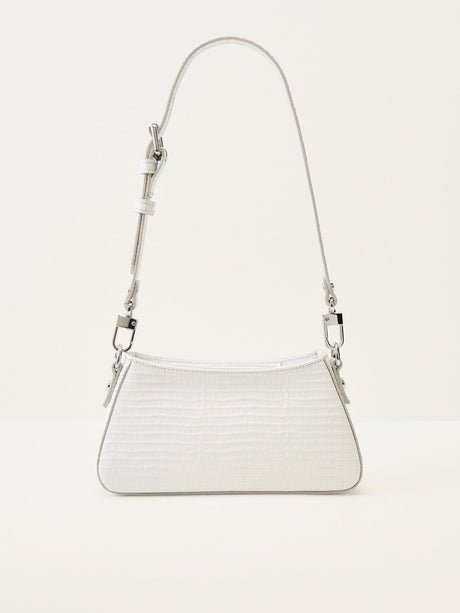 Tasha Mini Croc Embossed Shoulder Phone Bag