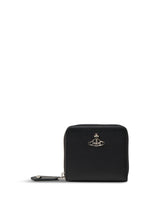 Medium Zip Wallet Black