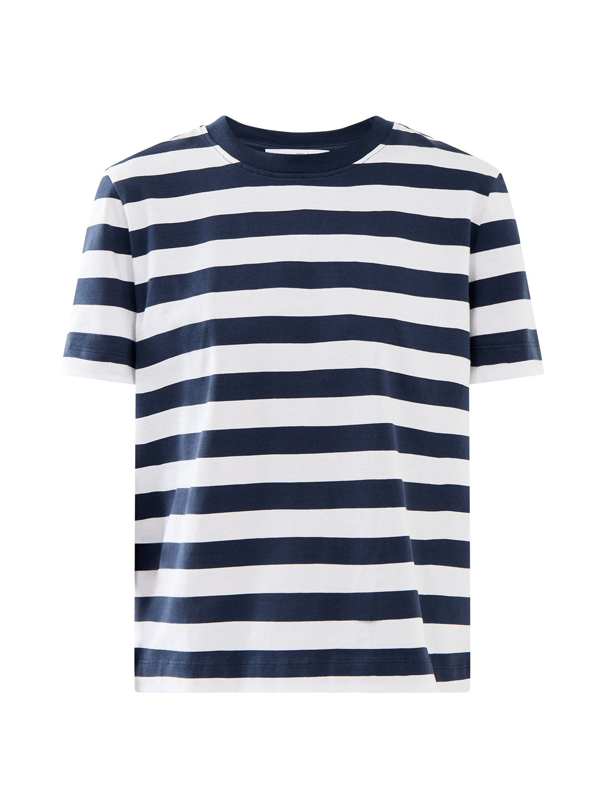 Essential Short Sleeve Striped Boxy Tee