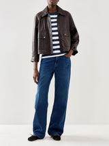 Essential Short Sleeve Striped Boxy Tee