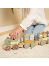 Little Farm Stacking Train Tractor Toy